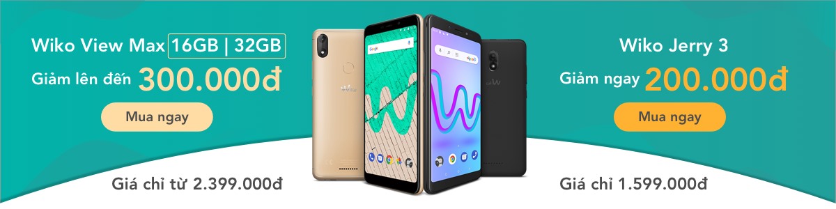 Wiko Jerry 3 : Giảm ngay 200,000đ