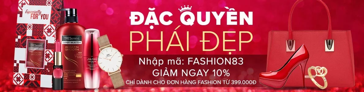 ĐẶC QUYỀN PHÁI ĐẸP - KHUYẾN MÃI HẤP DẪN