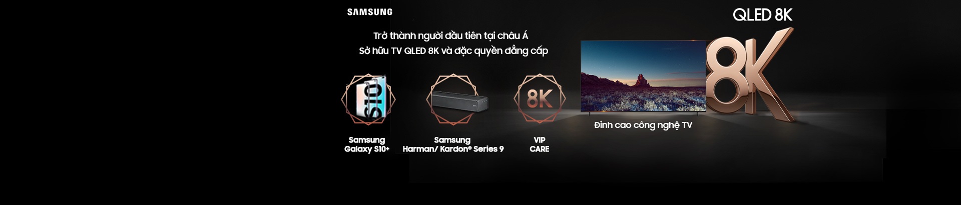 Tivi Samsung QLED 8K - Nhận ngay khuyến mãi hấp dẫn