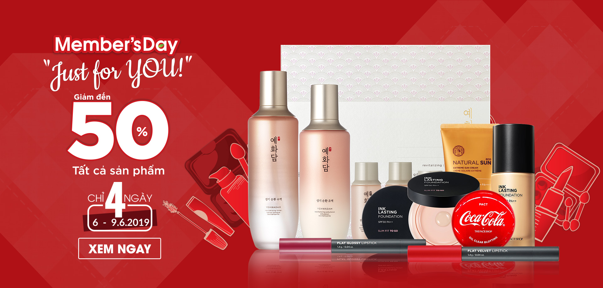 SĂN SALE CỰC HĂNG - THEFACESHOP GIẢM ĐẾN 5️⃣0️⃣%