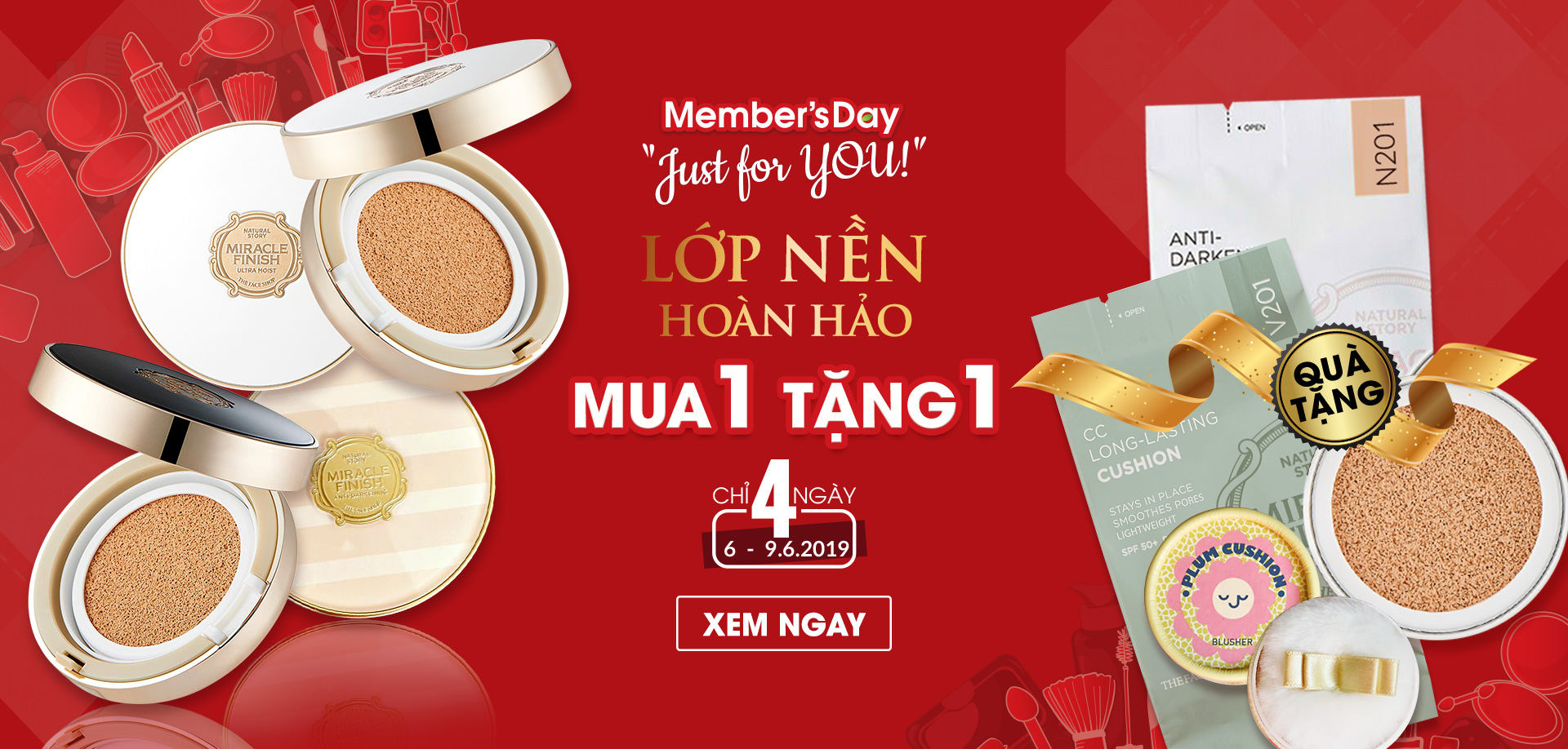 CUSHION SIÊU TIẾT KIỆM MUA 1 ĐƯỢC 2